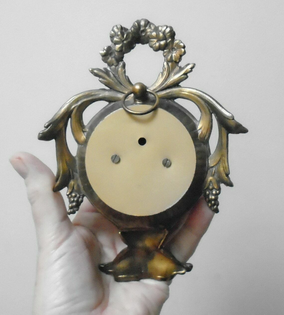 Antique French Maxant, Paris, Bronze Barometer, Hollywood Regency / Rococo Style Temperature Gauge, Art Nouveau Decor, Louis Maxant photo 222.0