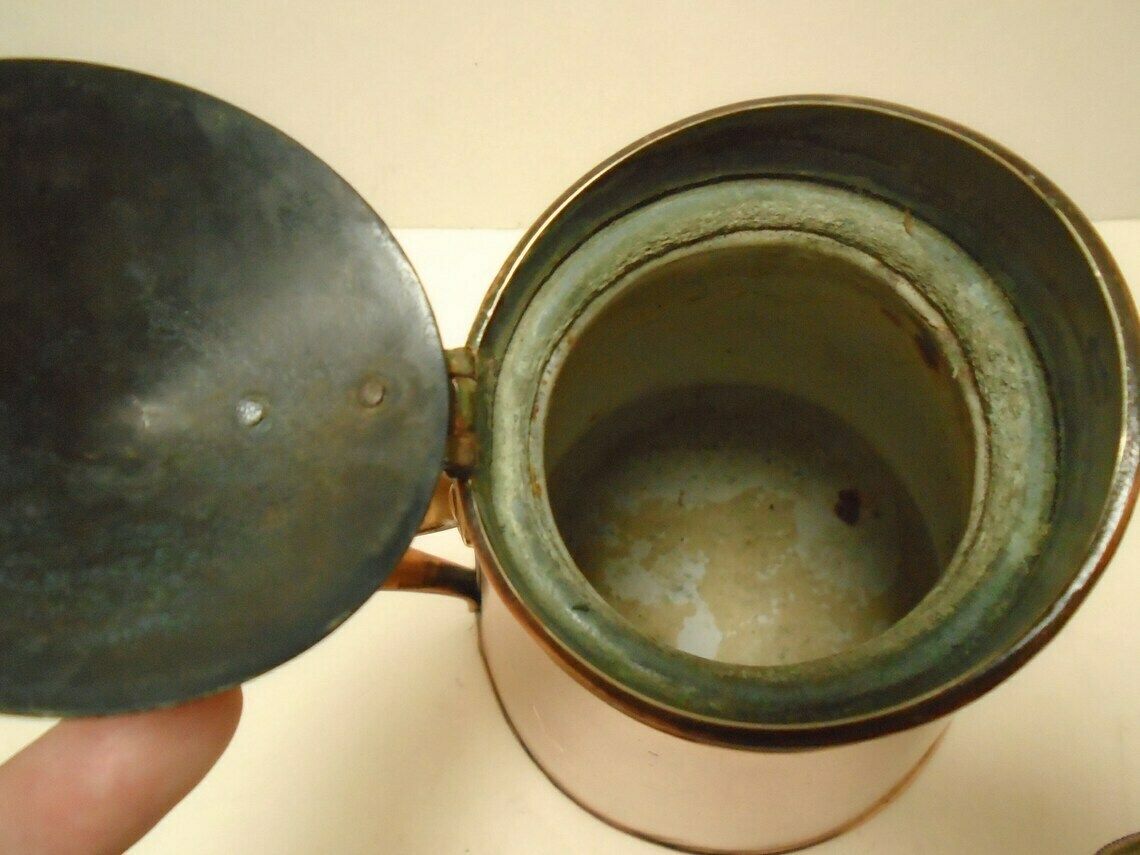 Antique Arts And Craft Copper Insulated Hot Water Jug, Was Benson, Circa 1900 photo Home Decor