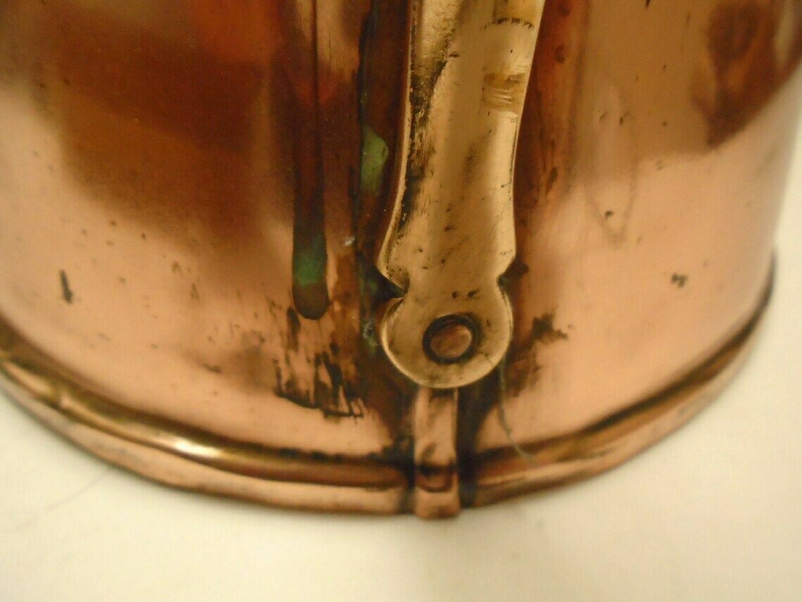 Antique Arts And Craft Copper Insulated Hot Water Jug, Was Benson, Circa 1900 photo vinterior