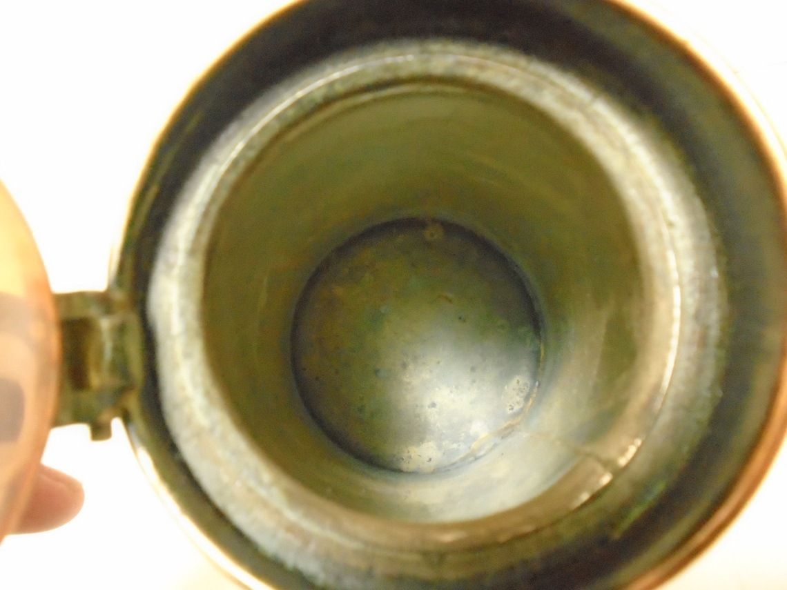 Antique Arts And Craft Copper Insulated Hot Water Jug, Was Benson, Circa 1900 photo vinterior