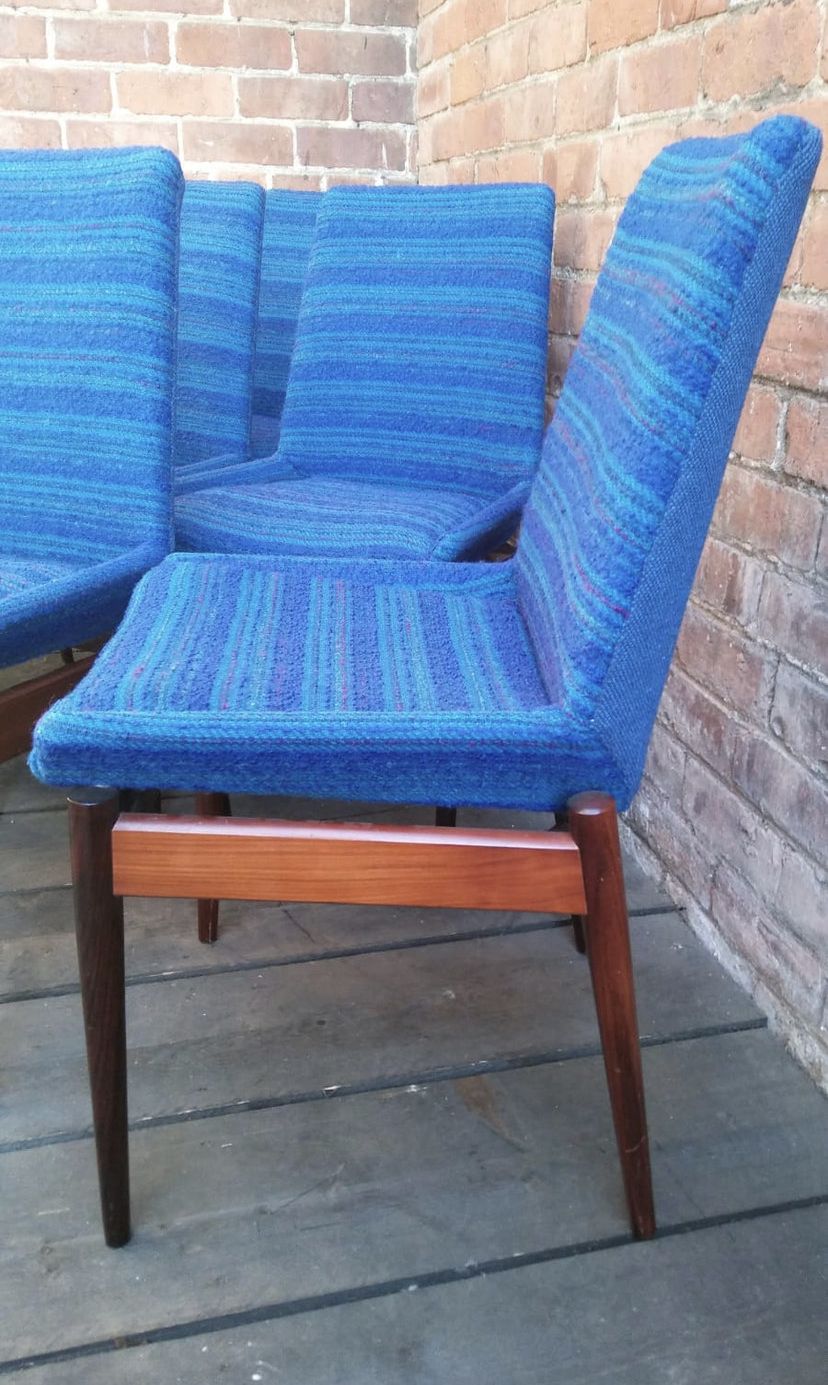 1960’s Set Of 8 Robert Heritage For Archie Shine Dining Chairs photo furniture