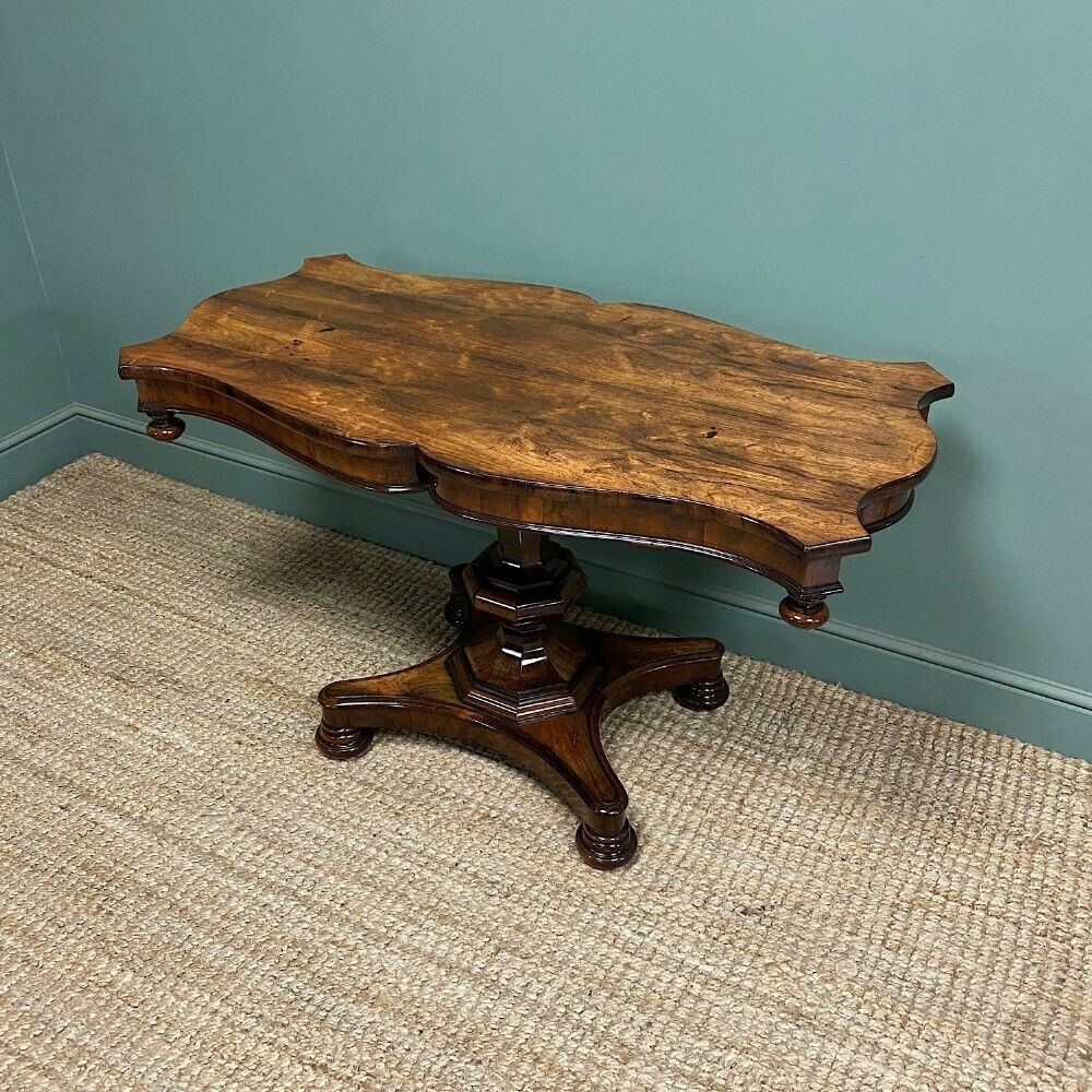 Spectacular William IV Antique Rosewood Centre Table photo for sale