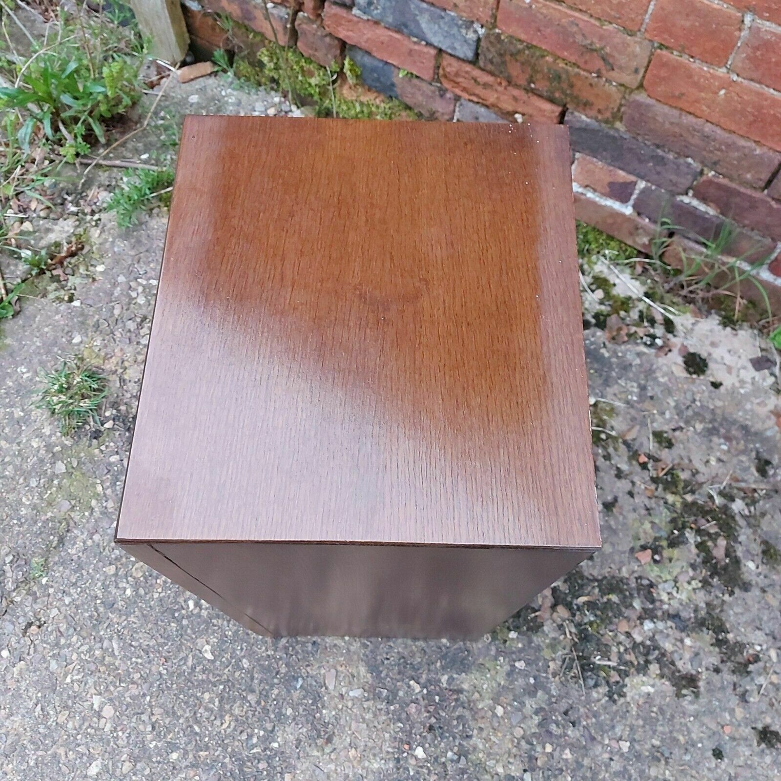 Vintage, Mid Century Plywood And Veneer Bedside Cabinet With Drawer & Cupboard photo buy