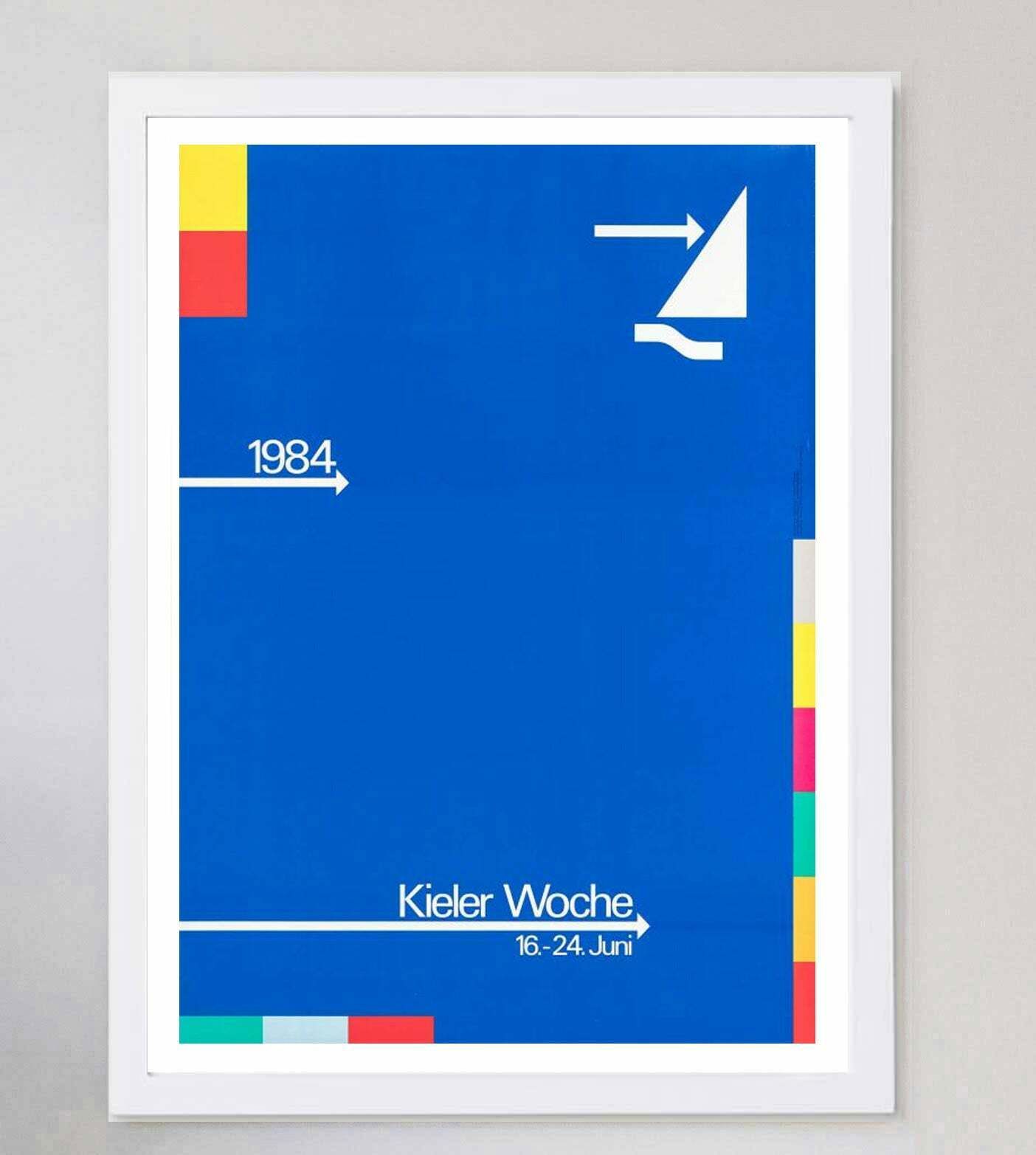 Kiel Week (Kieler Woche) 1984 Original Vintage Poster photo for sale