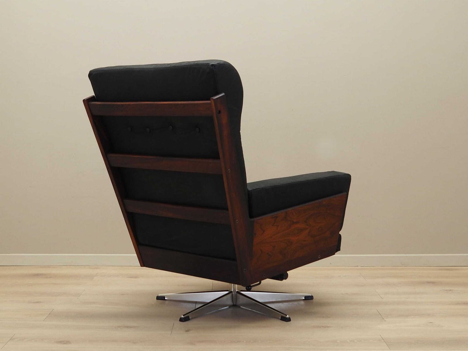 Office Leather Armchair, Danish Design, 1970s, Production: Denmark photo vinterior