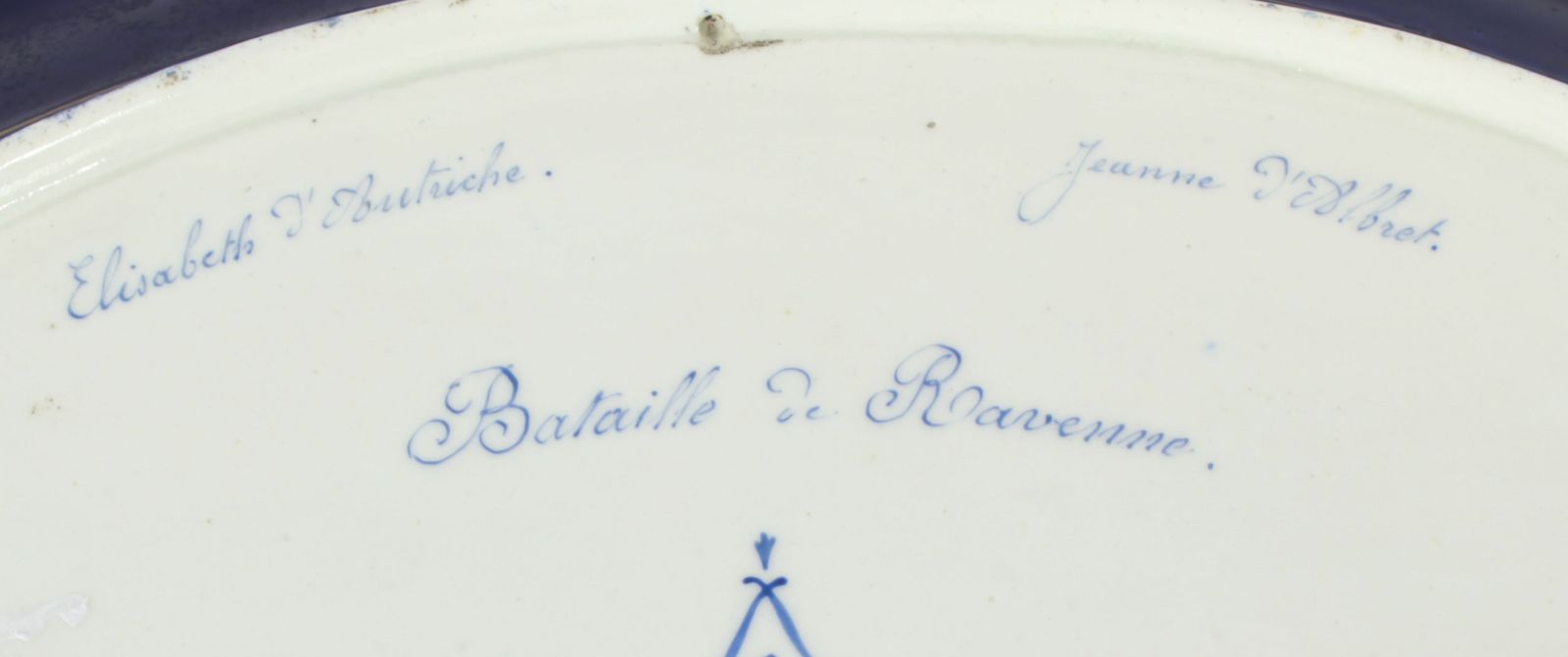 photo furniture Antique French Sevres Oval Porcelain Dish Late 18th Century