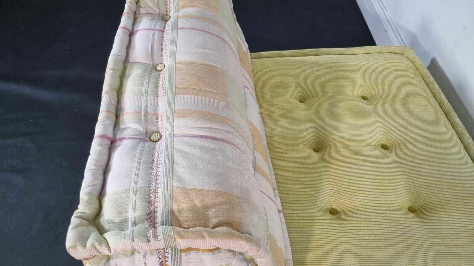 photo furniture Roche Bobois Mahjong Kenzo Chair In Yellow And Mustard
