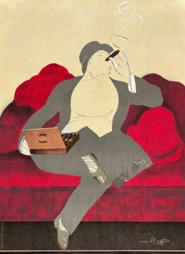 Leonetto Cappiello   Poster In Lithograph Habanos Cigars 1998
