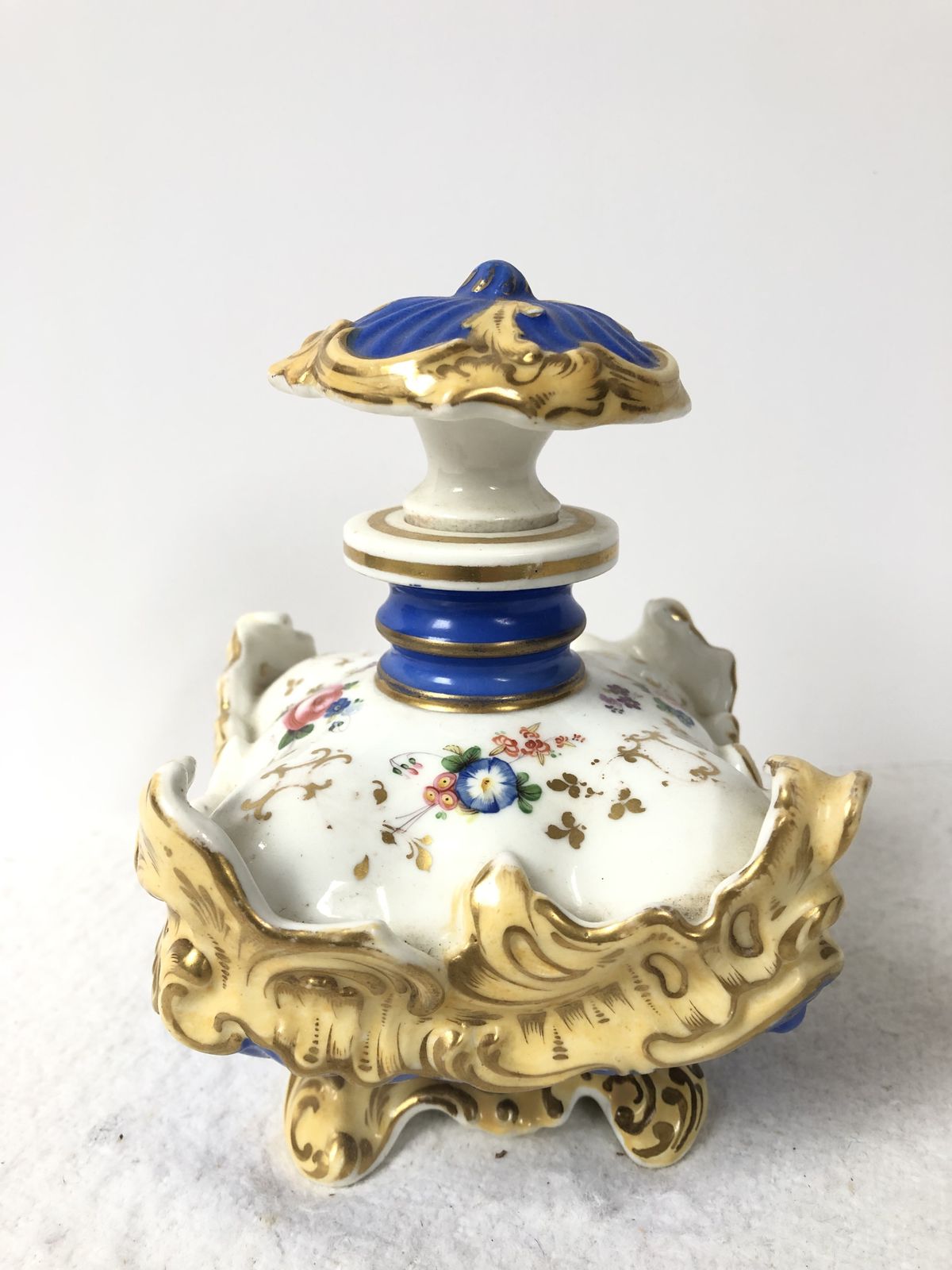 Possible Coalport Perfume Apothecary Porcelain Bottle With Stopper