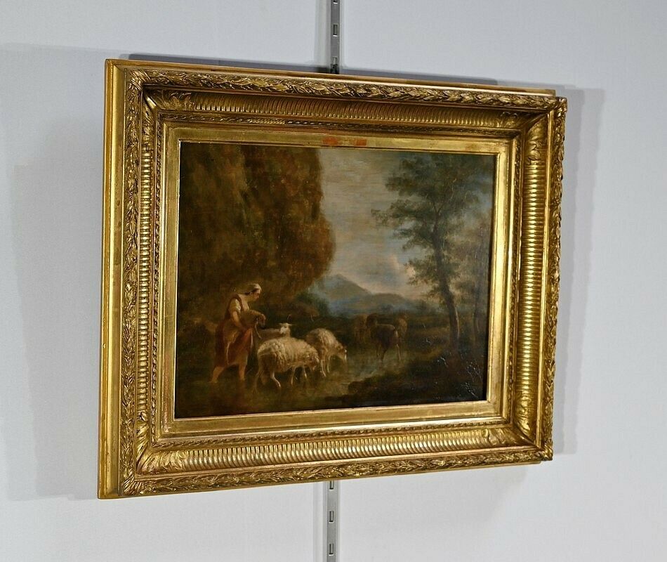 Oil Painting, French School, Early 19th Century photo furniture