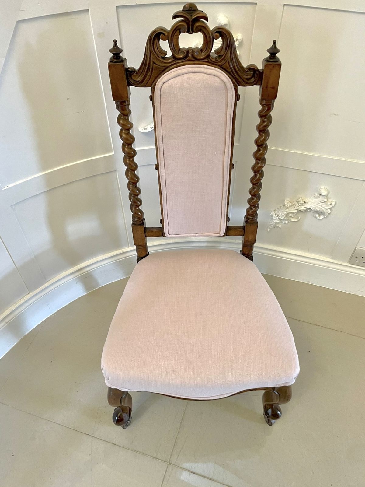 Antique 19th Century Carved Walnut Side Chair photo buy