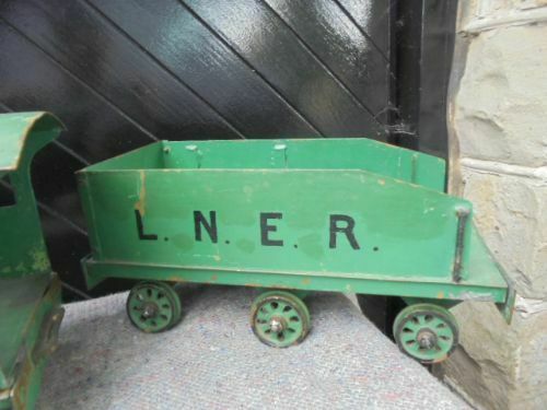 Antique Solid Brass Scale Built Model Of A Train C.1900 photo for sale