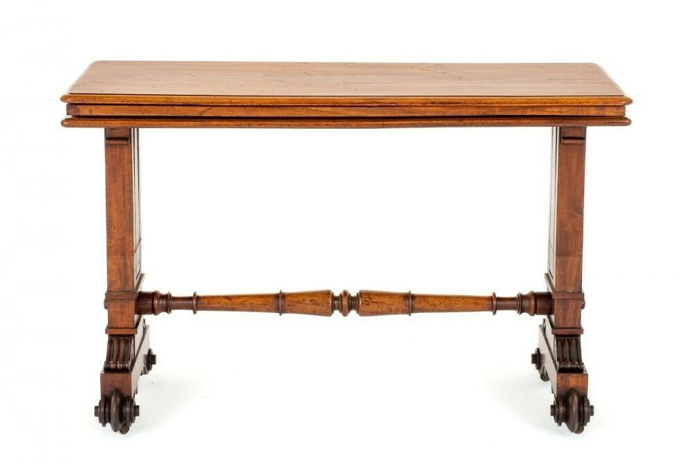 photo furniture William IV Dumb Waiter Mahogany Bookcase Shelf