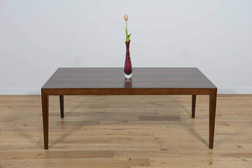 Mid Century Rosewood Coffee Table By Severin Hansen For Haslev Furniture Carpentry, 1960s photo for sale