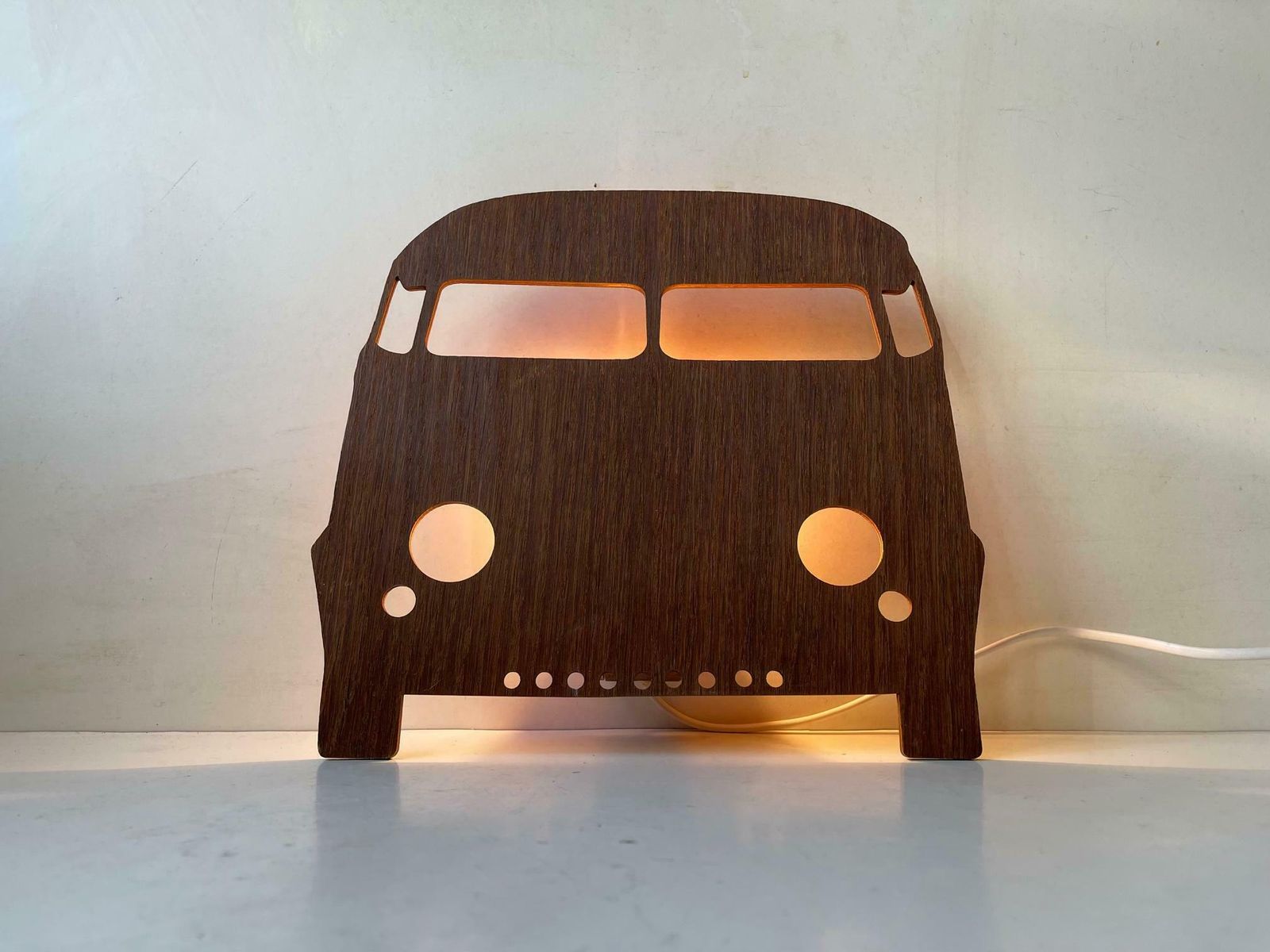 Scandinavian Modern Teak Wall Sconces Volkswagen Bus & House photo furniture