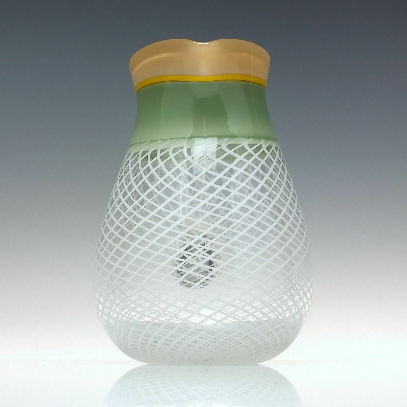 Unique Mike Hunter Glass Vitro A Filli Large Cream Jug 2015 photo Home Decor