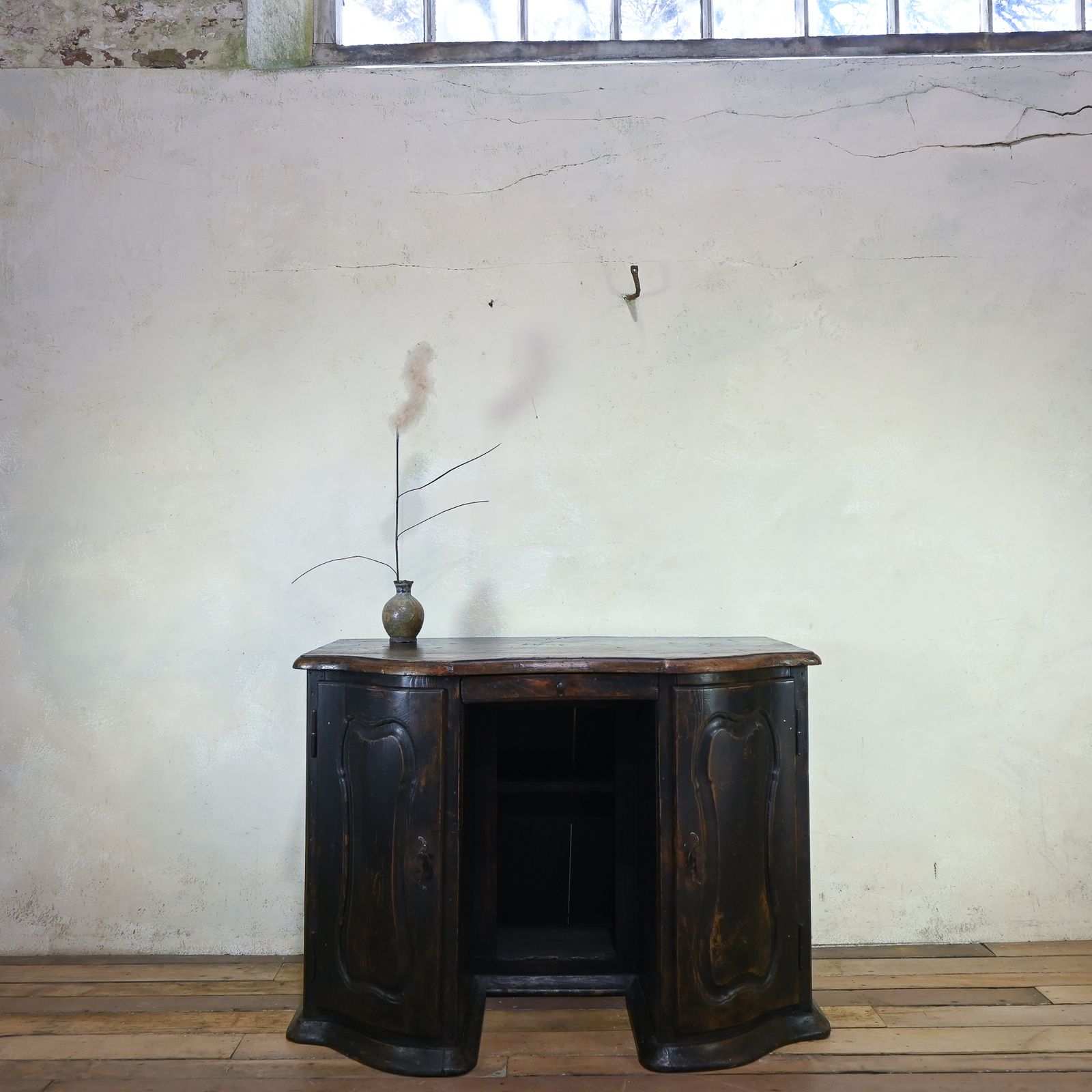 A 17th Century North Italian Ebonised Baroque Desk