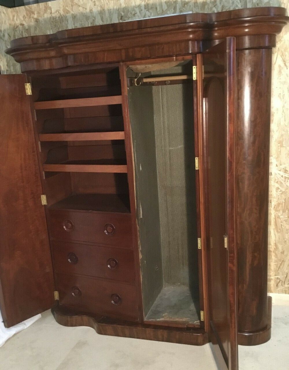 Fabulous Mid Victorian Compactum Wardrobe photo for sale