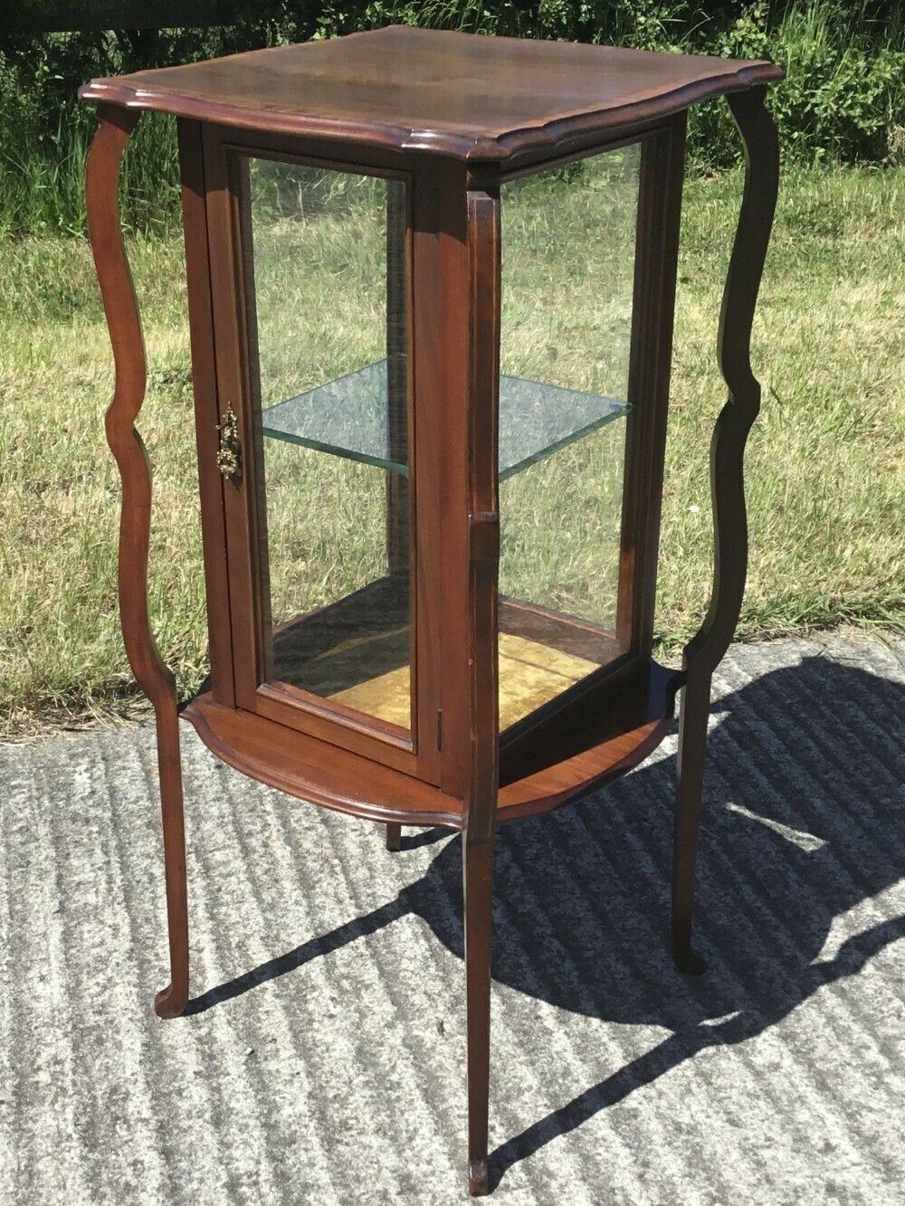 Superb Arts & Crafts Inlaid Bijouterie Cabinet