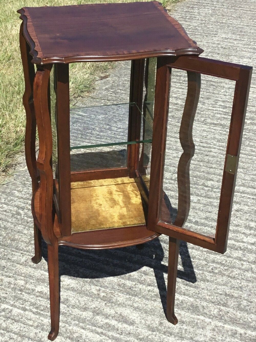Superb Arts & Crafts Inlaid Bijouterie Cabinet photo buy