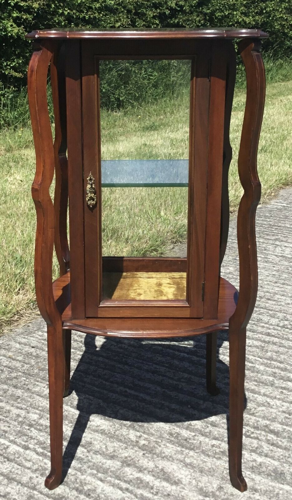 Superb Arts & Crafts Inlaid Bijouterie Cabinet photo vintage