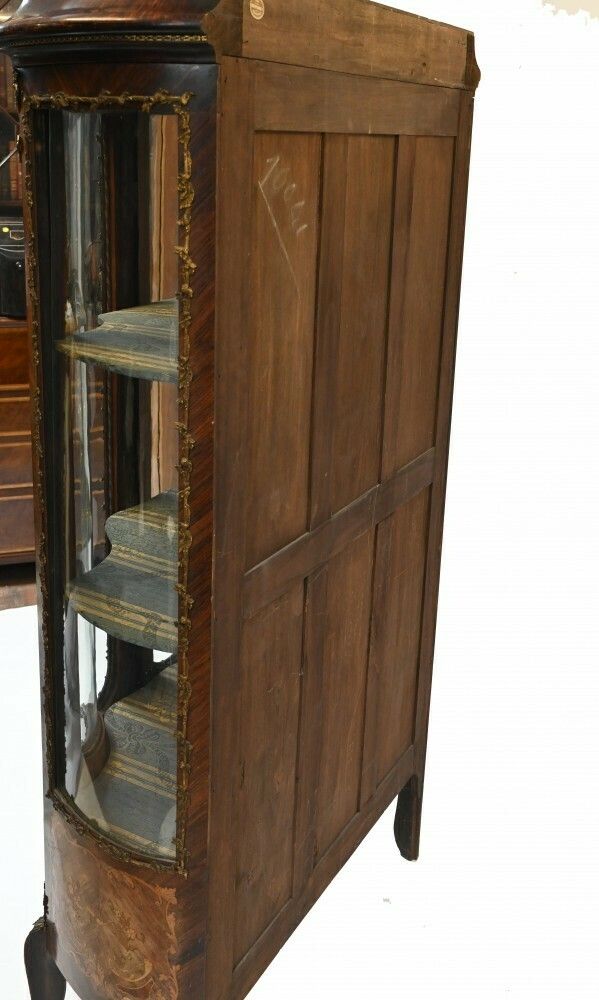 2650.0 French Empire Vitrine Display Cabinet Inlay 1880 photo