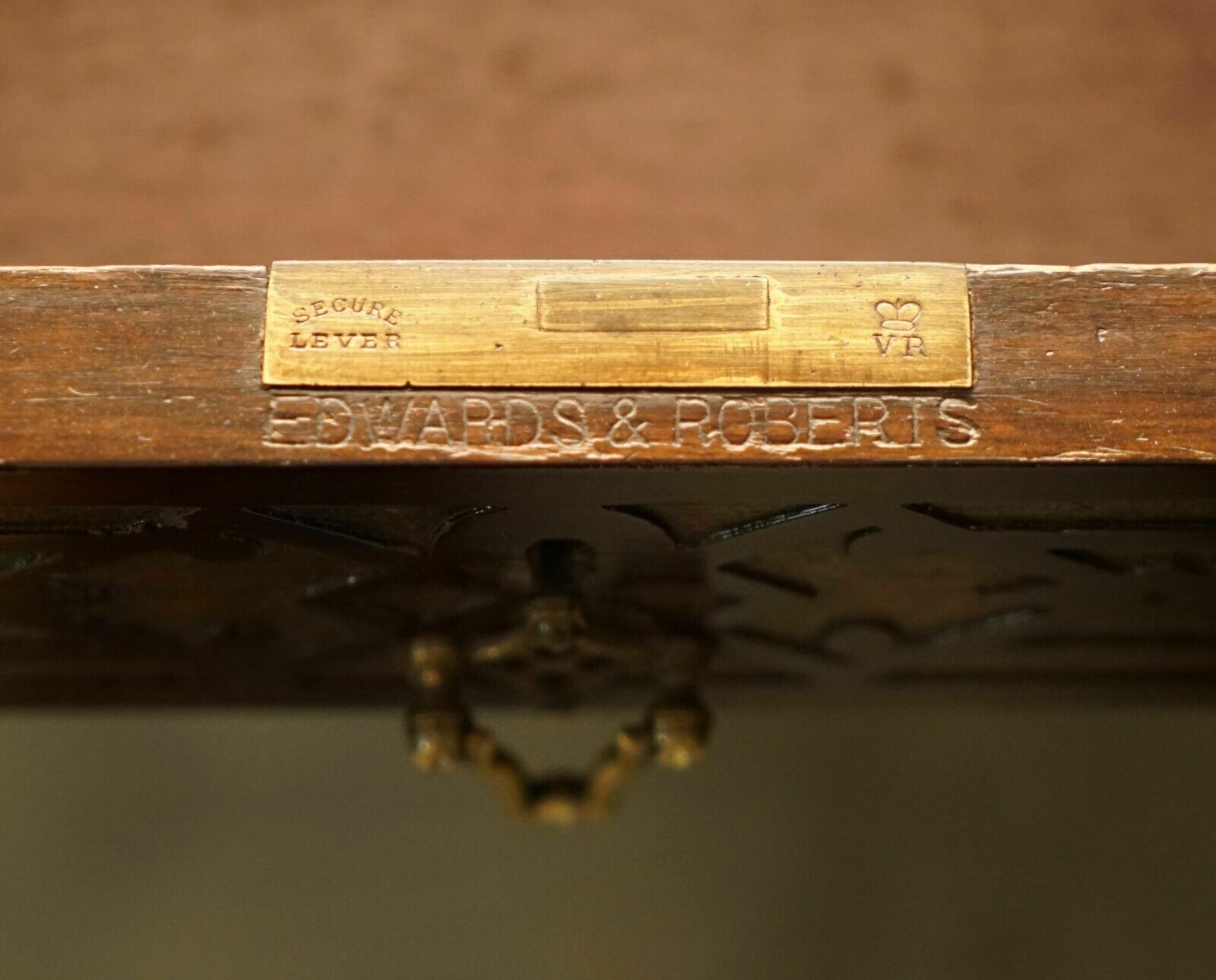 Important Original Edward & Roberts Restored Chinese Thomas Chippendale Desk photo furniture