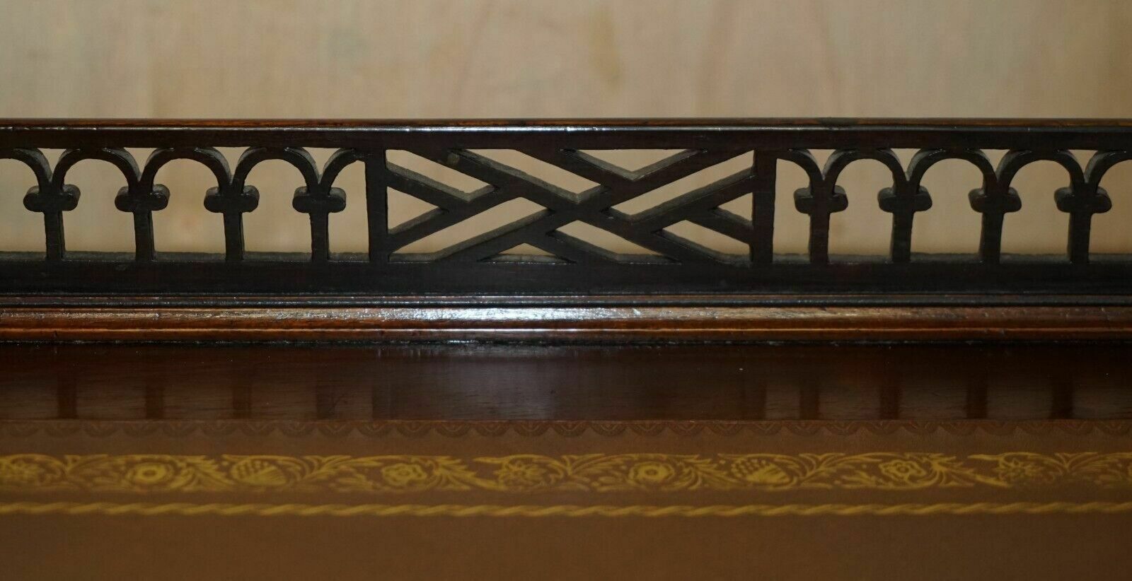 Important Original Edward & Roberts Restored Chinese Thomas Chippendale Desk photo buy