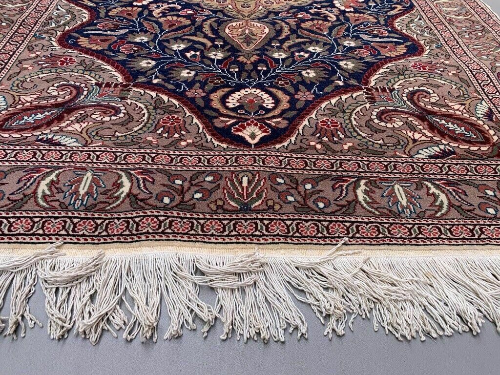 Vintage Turkish Rug 225x145 Cm, Tribal Wool Carpet Large photo vinterior