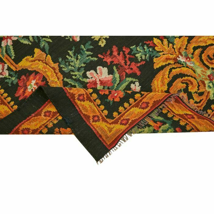 Handmade Vintage Moldovan 207 Cm X 308 Cm Kilim Rug photo vinterior