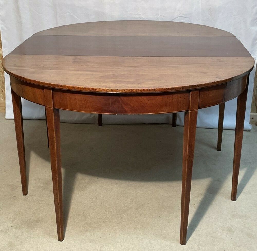 Georgian Dining Table (Demi Lune Ends) photo for sale