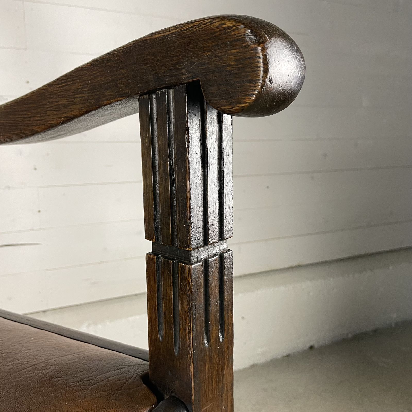 Antique 1930s Art Deco Elbow Chair photo for sale