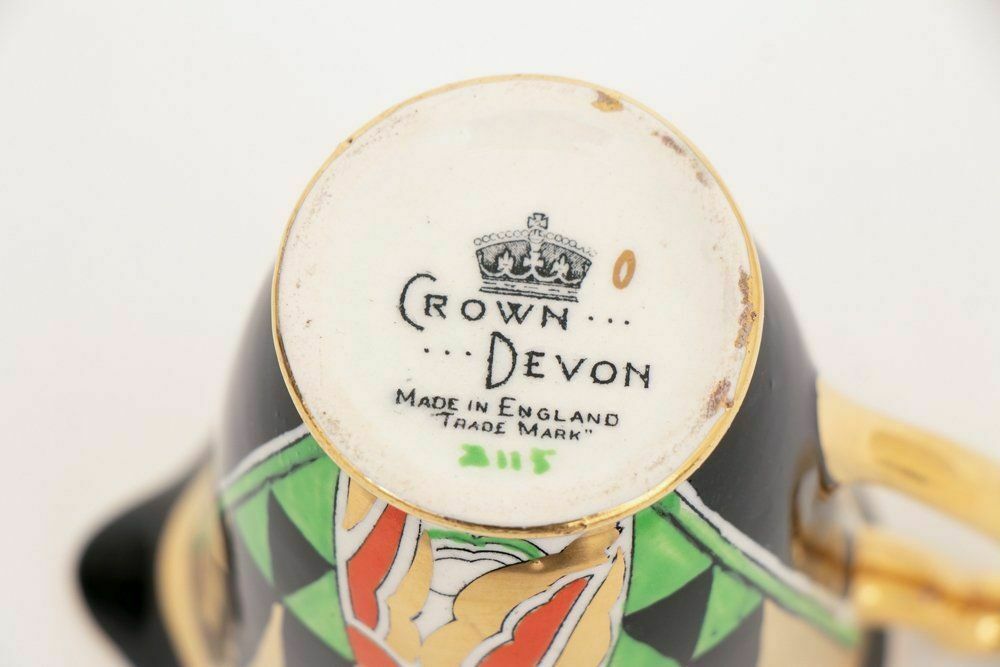 Art Deco 'Orient' Cream Jug By Crown Devon photo 330.0