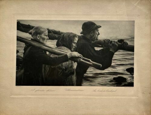 Albert Edelfelt  Ulkosaaristoss A On The Edge Of The Archipelago Heliogravure Print 1905