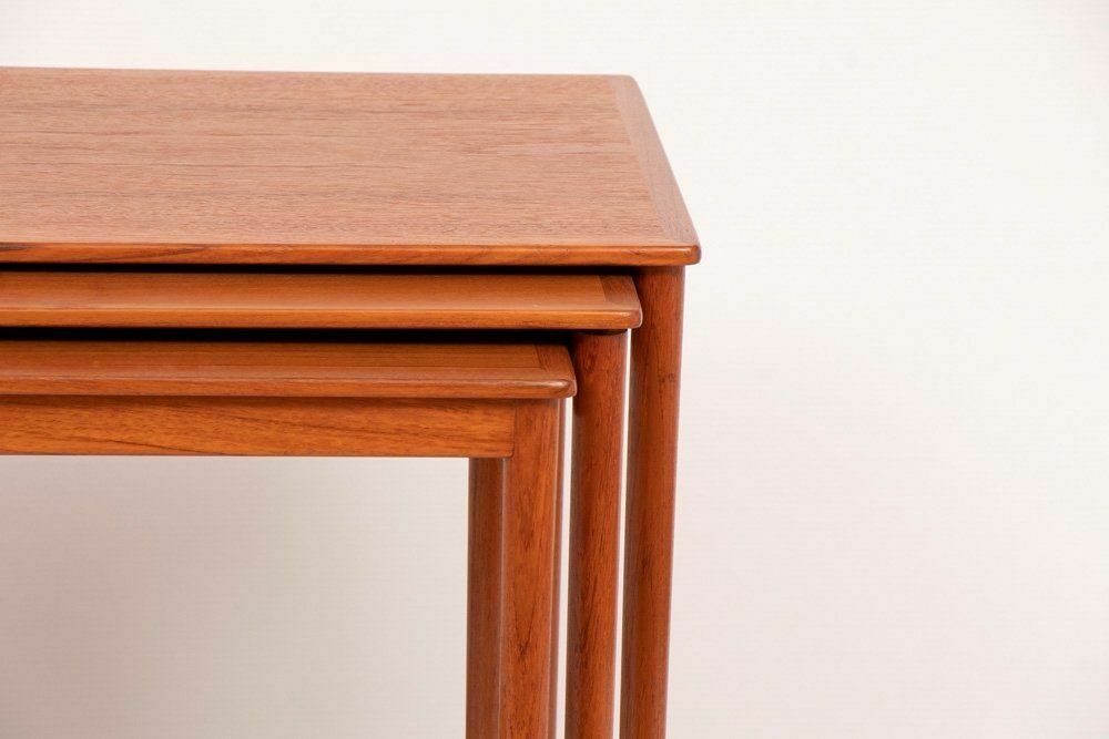 Danish Teak Nest Of Tables C.1980 photo for sale