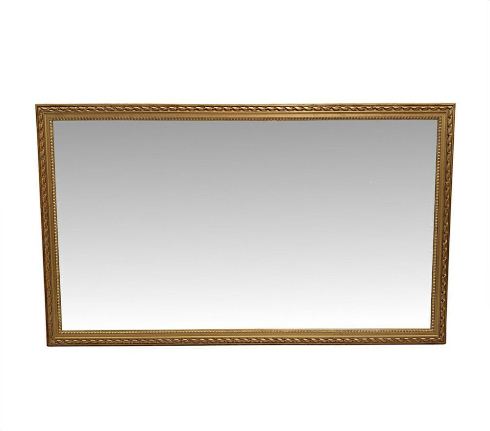 A Very Fine And Elegant 19th Century Giltwood Mirror photo furniture