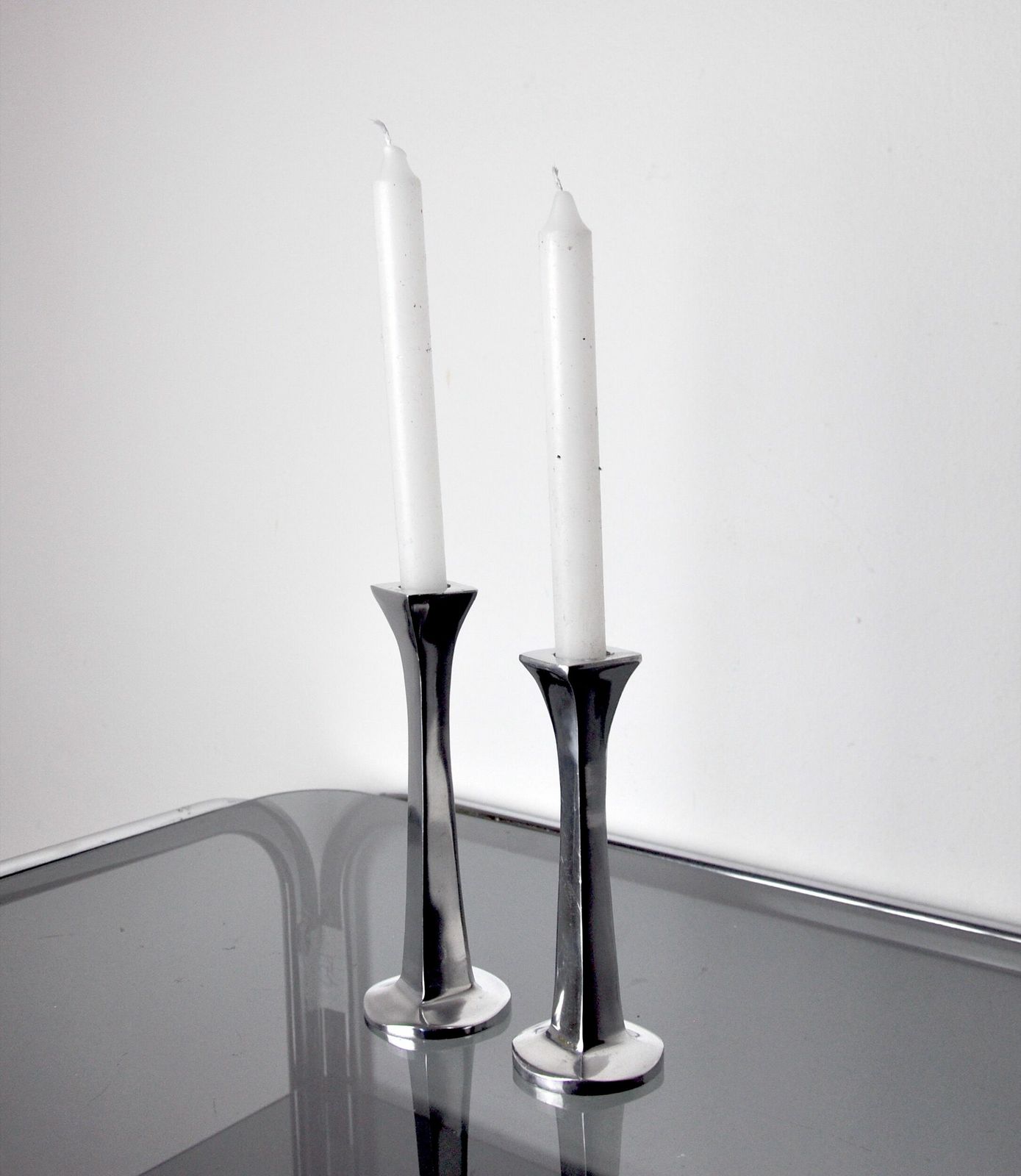 Pair Of Candlesticks By Arte3, 1980, Spain photo 978.0