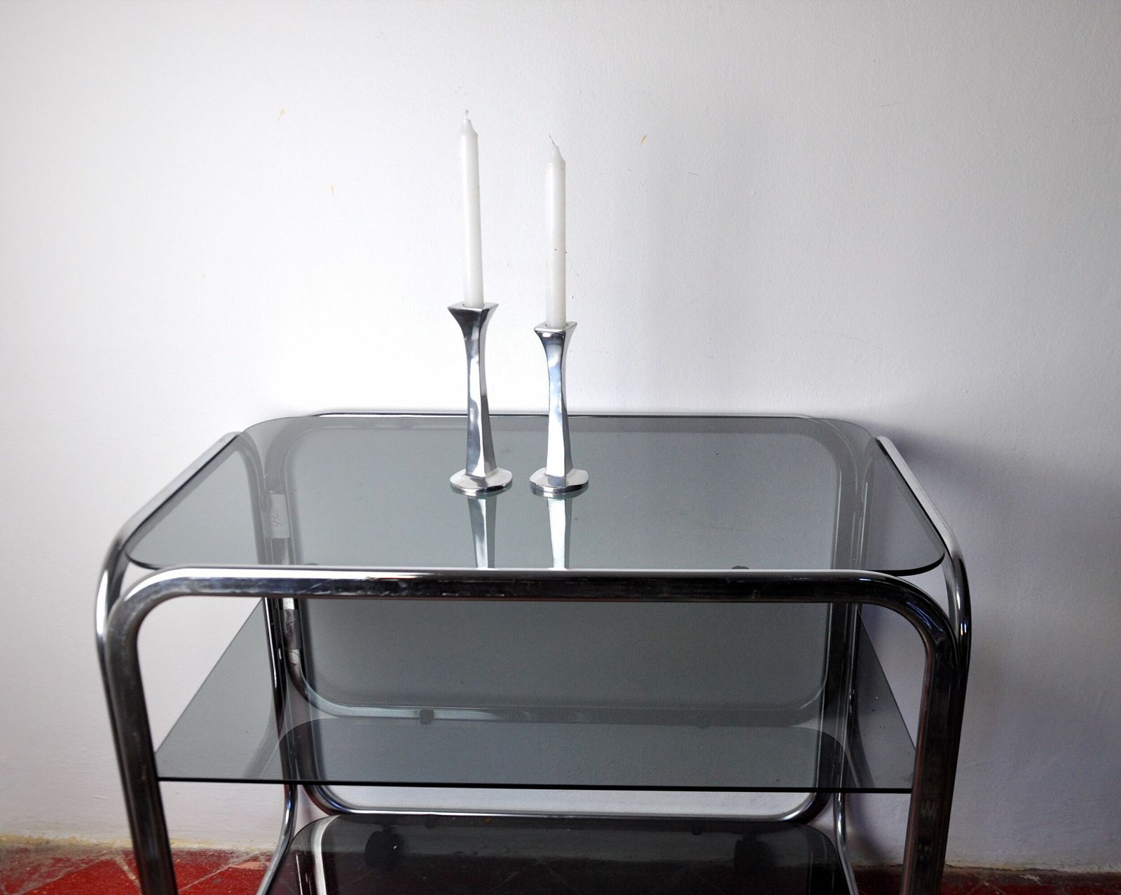 Pair Of Candlesticks By Arte3, 1980, Spain photo vinterior