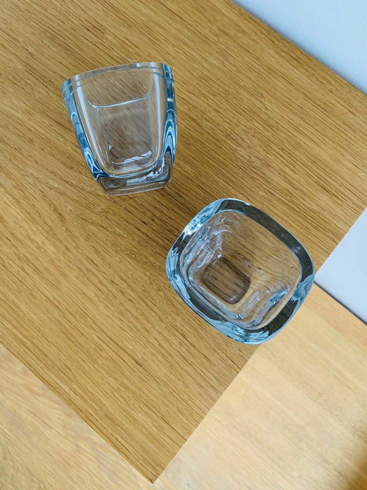 photo furniture A Pair Of Mid Century Swedish Glass Strömbergshyttan Vases Asta Strömberg C1950