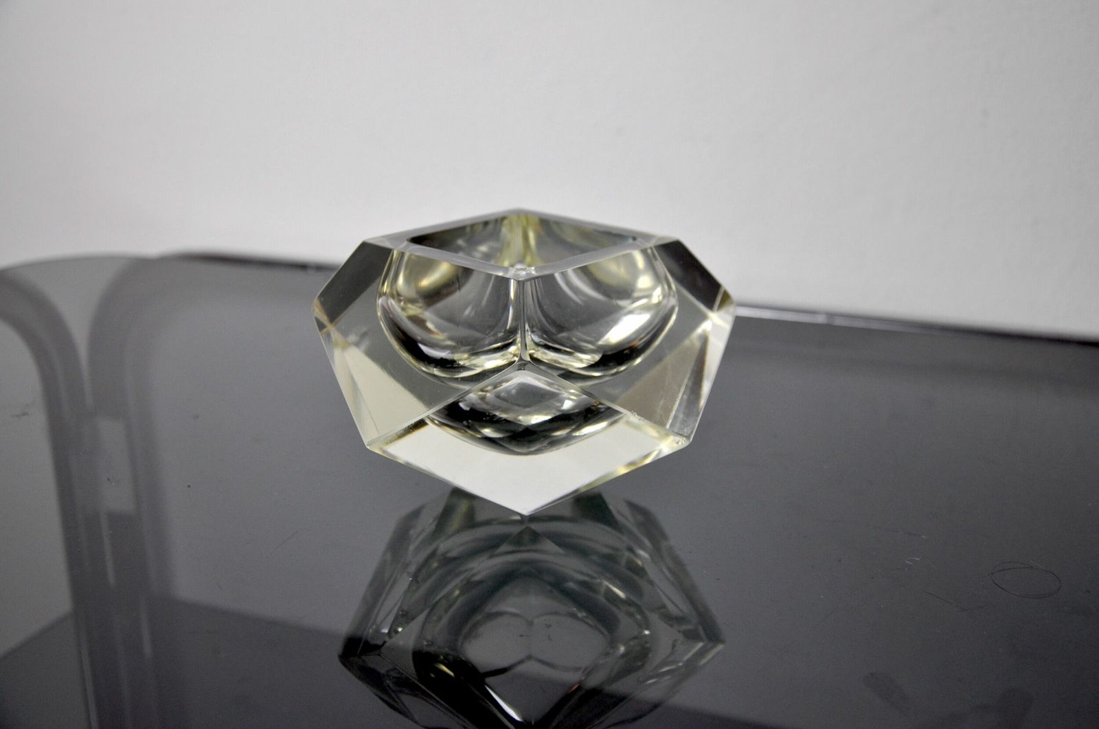 Ashtray By Flavio Poli For Seguso, Sommerso Glass, Murano, Italy, 1960 photo 518.0