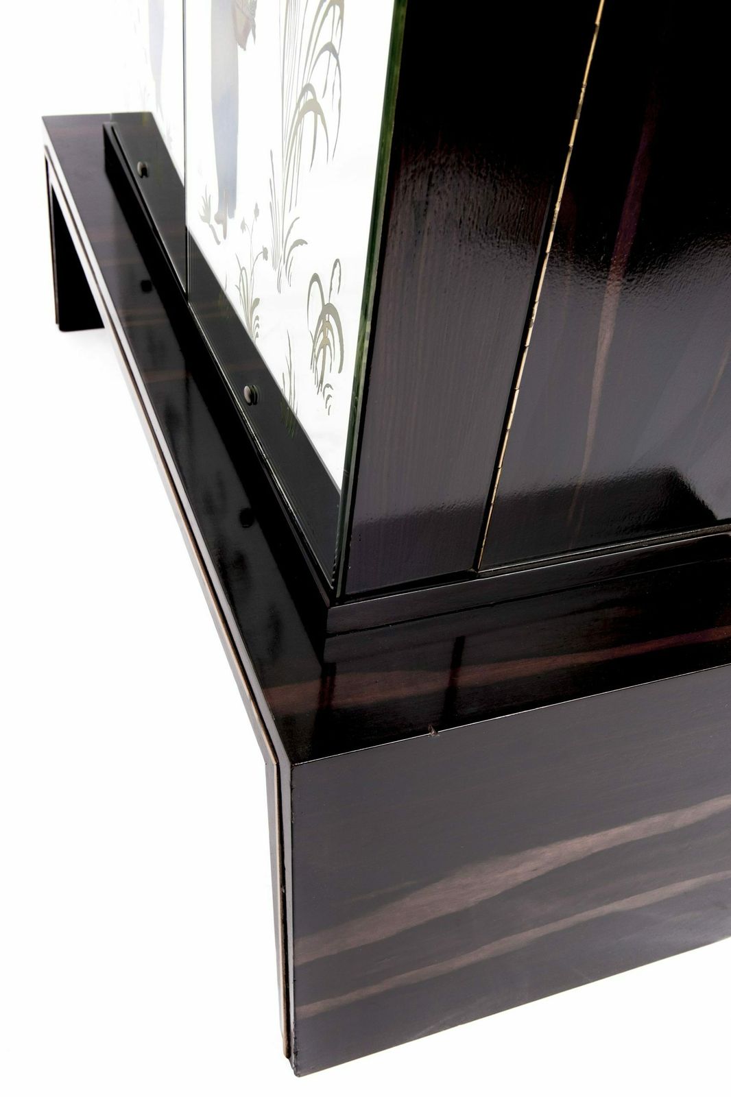 photo vinterior Italian Origin Art Deco Dry Bar Attributed To Osvaldo Borsani In Macassar Ebony
