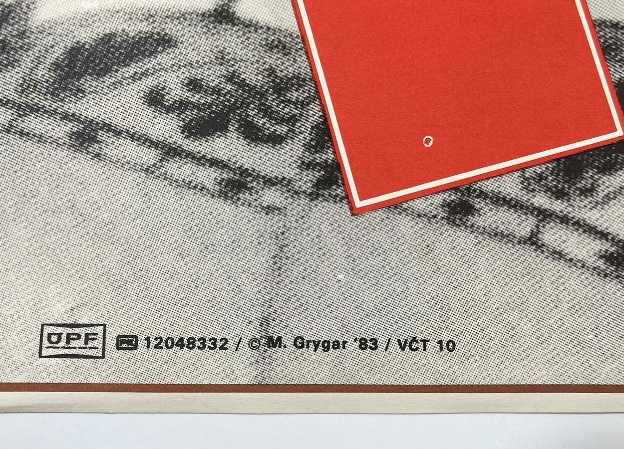 photo for sale Original Film Poster, Customs, Milan Grygar, 1983, Genuine Czech Vintage Print
