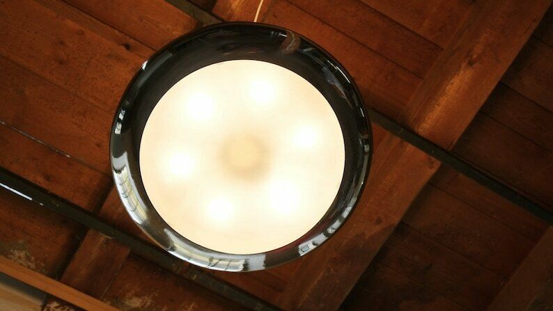 Bauhaus Pendant Lamp "Ufo" By Josef Hurka For Napako photo 975.0