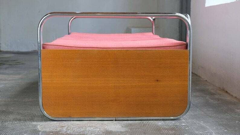Bauhaus Sofa / Daybed Made Of Chrome Plated Steel Tubes photo for sale
