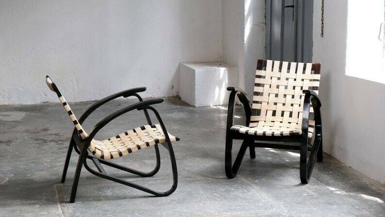 Art Deco Bentwood Armchair By Jan Vanek, 30s (1 Of 2) photo furniture