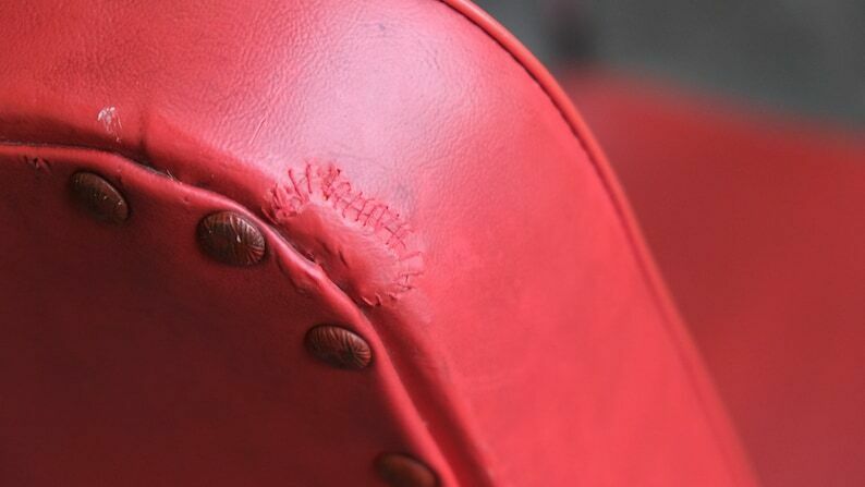photo furniture Bauhaus Armchair, Mauser Rs7 Cantilever Chair With Red Imitation Leather Covers (#2 Of 2)