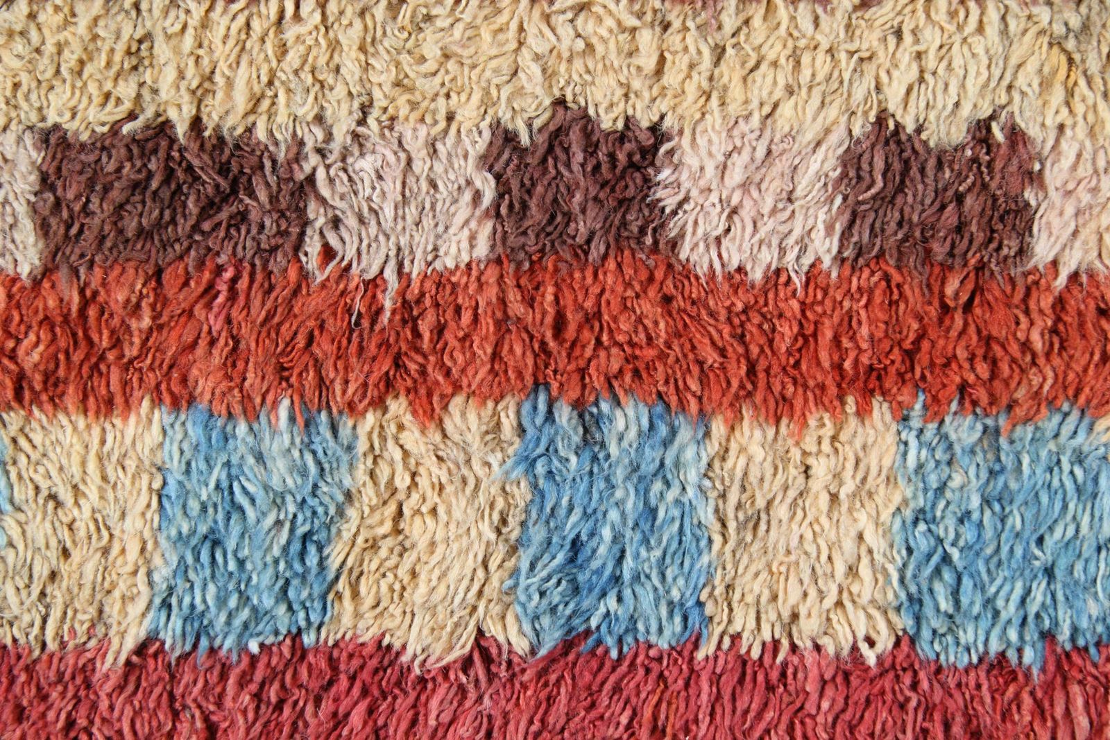 Handmade Carpet Moroccan Rugs, Shag Rugs, Pink And Red Primitive Carpet For Sale photo furniture