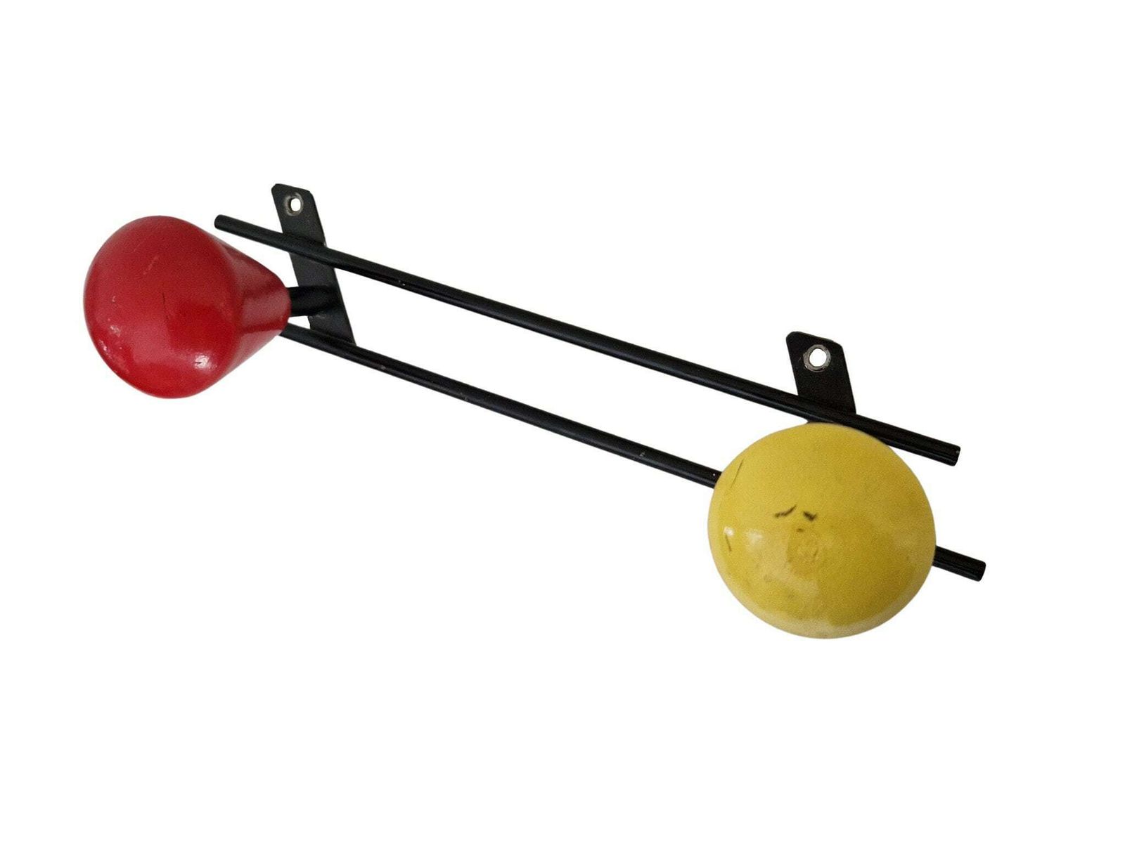 Mcm Atomic Era Coat Rack And Hat Hooks, 1950s French Mid Century Modern Sputnik Home Wall Decor photo Furniture