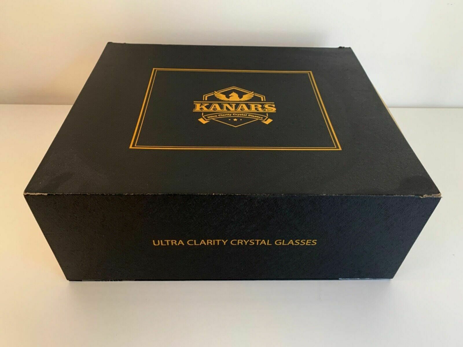 Home Decor Kanars Emperor Decanter & Crystal Old Fashioned Glasses Set Luxury Gift photo