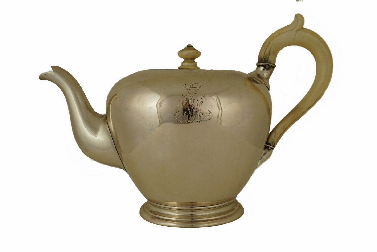 Austrian Sterling Silver Tea Service With Teapot, Sugar Bowl And Creamer Set photo vinterior
